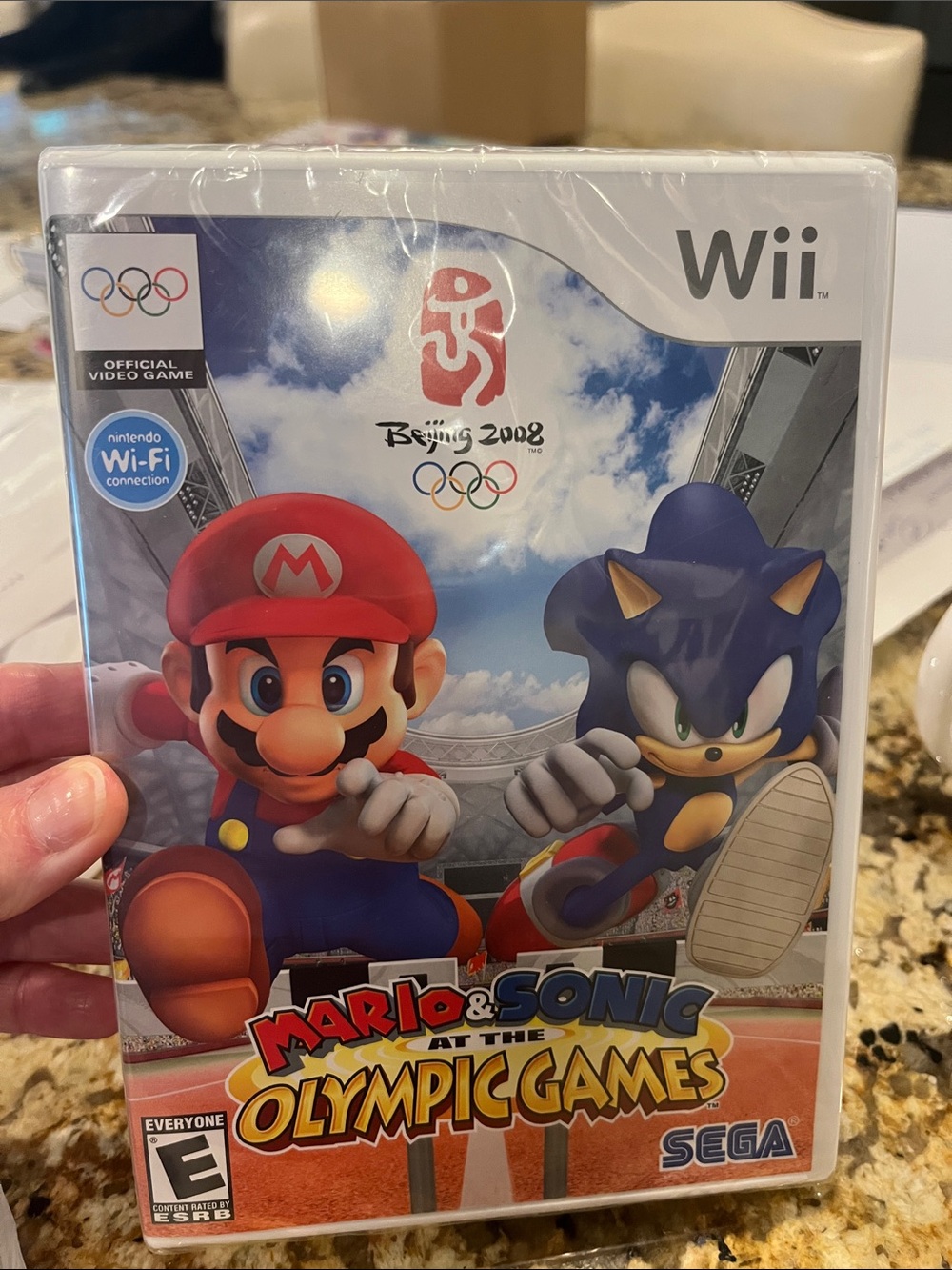 Factory sealed Mario & Sonic at the Olympic Games Beijing 2008 (Wii) - SEGA -